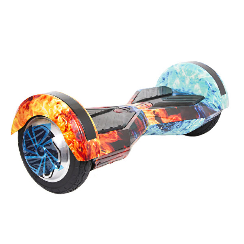 Smart Balance Elektrikli Kaykay 8.5" Ledli Uzay Kasa Bluetooth Alev Desenli Hoverboard Hoverboard Fiyatı