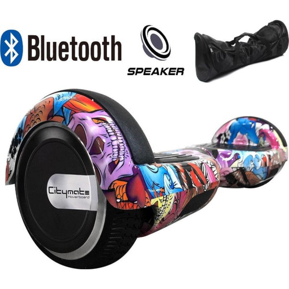 Smart Balance Hoverboard Smart Scooter Elektrikli Kaykay Bluetooth Speakerlı Çanta Hediye Desen-16 Scooter Fiyatı