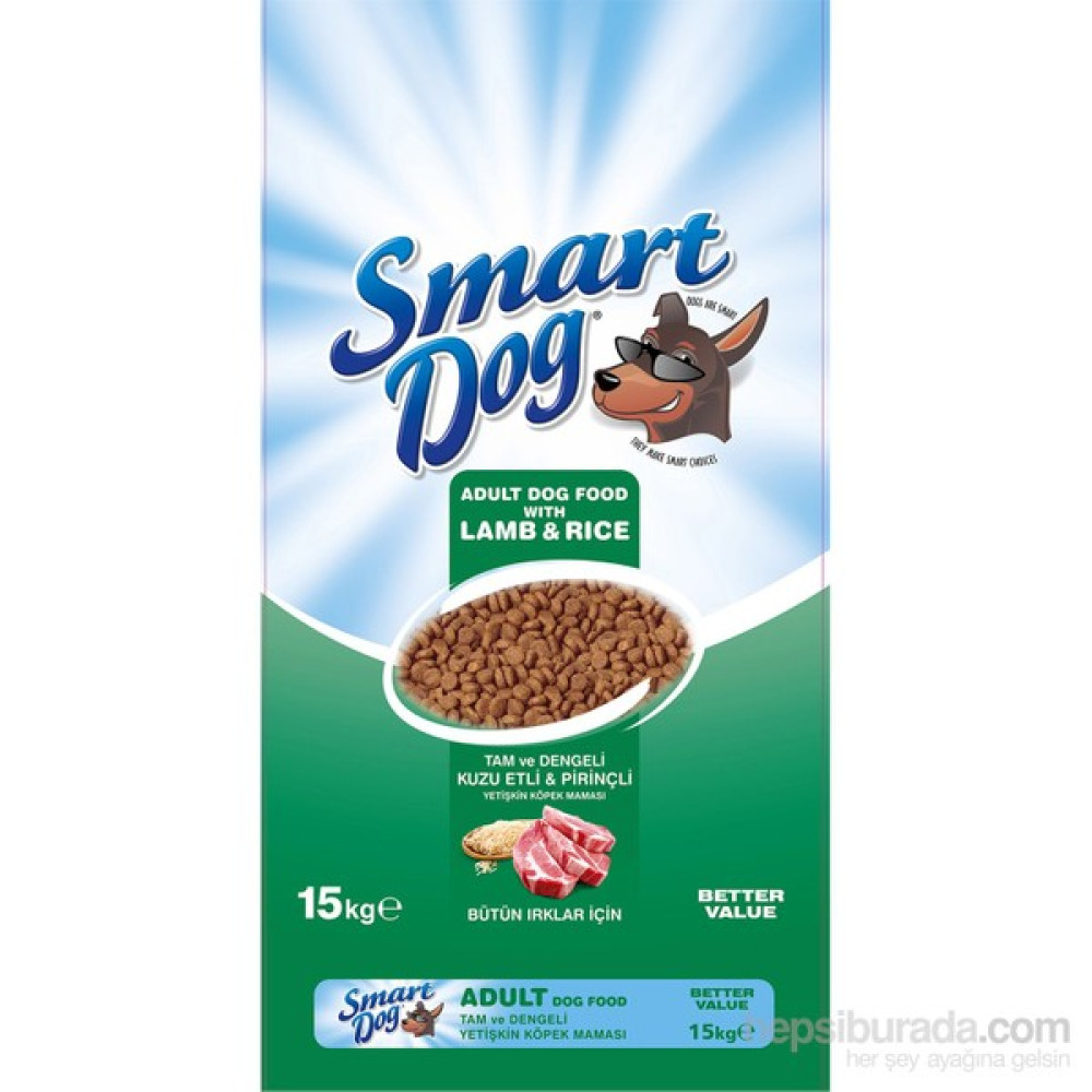 Smart Dog Kuzu Etli Ve Prinçli Kuru Yetişkin Köpek Maması 15 Kg. Evcil Hayvan Ürünleri Fiyatı