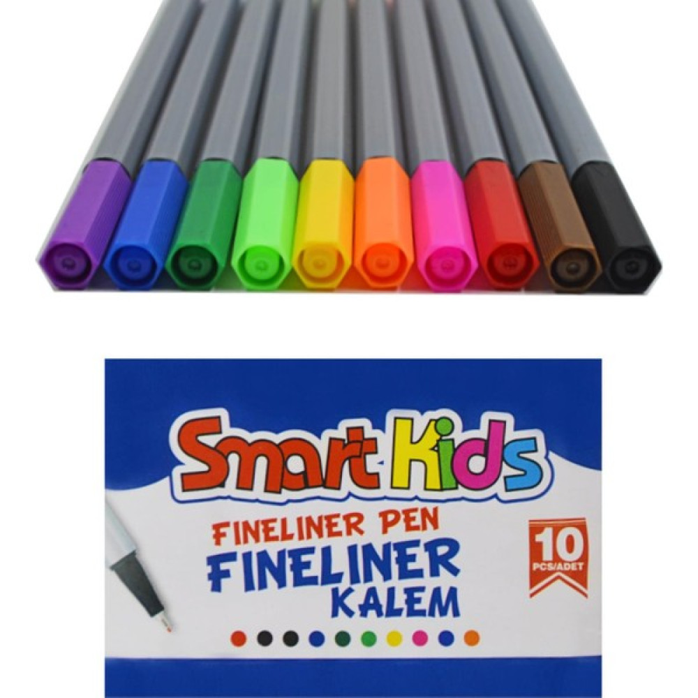 Smart Kids Fineliner Kalem 10 Renk Keçe Uçlu Kalem Fiyatı