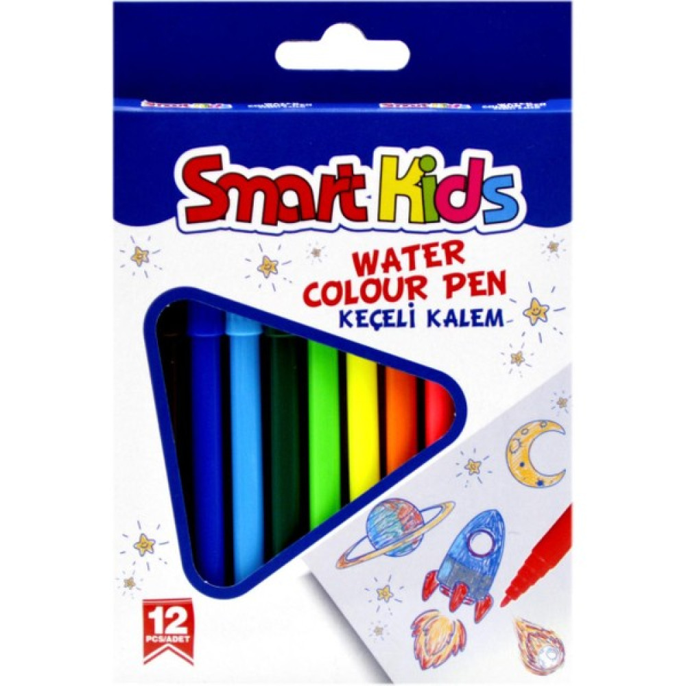Smart Kids Keçeli Kalem 12 Renk Keçe Uçlu Kalem Fiyatı