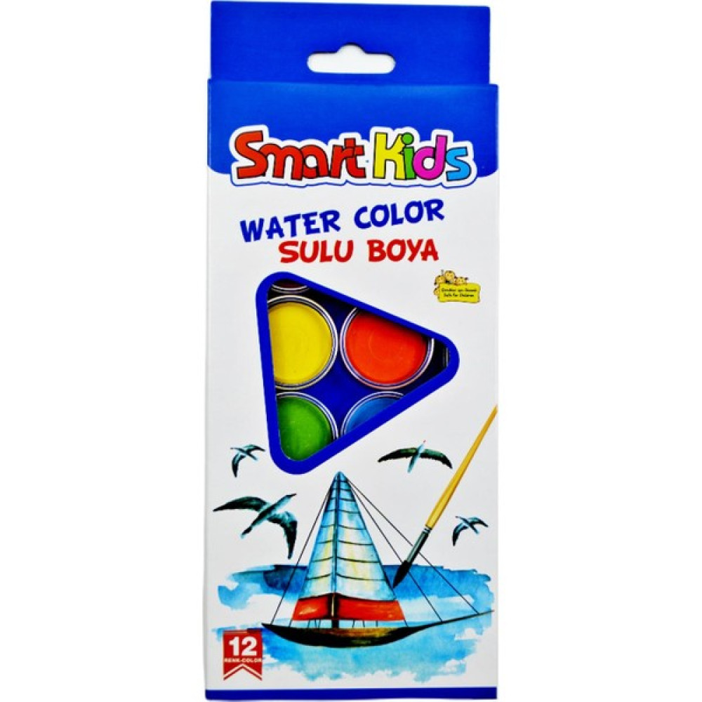 Smart Kids Sulu Boya 12 Renk ( KOD:3566 ) Sulu Boya Fiyatı