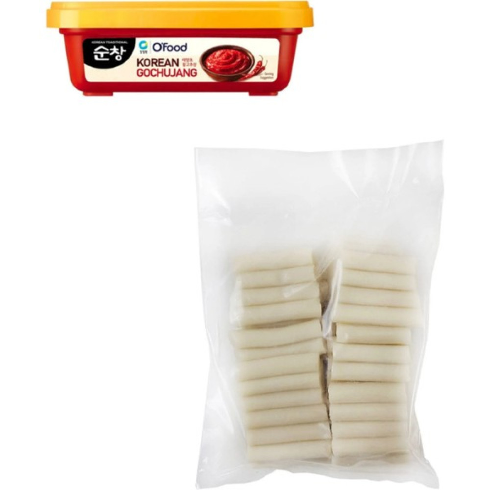 Smart Market Tteokbokki Kore Pirinç Keki 1 kg + Gochujang Kore Acı Biber Ezmesi 170 gr Set Konserve Fiyatı