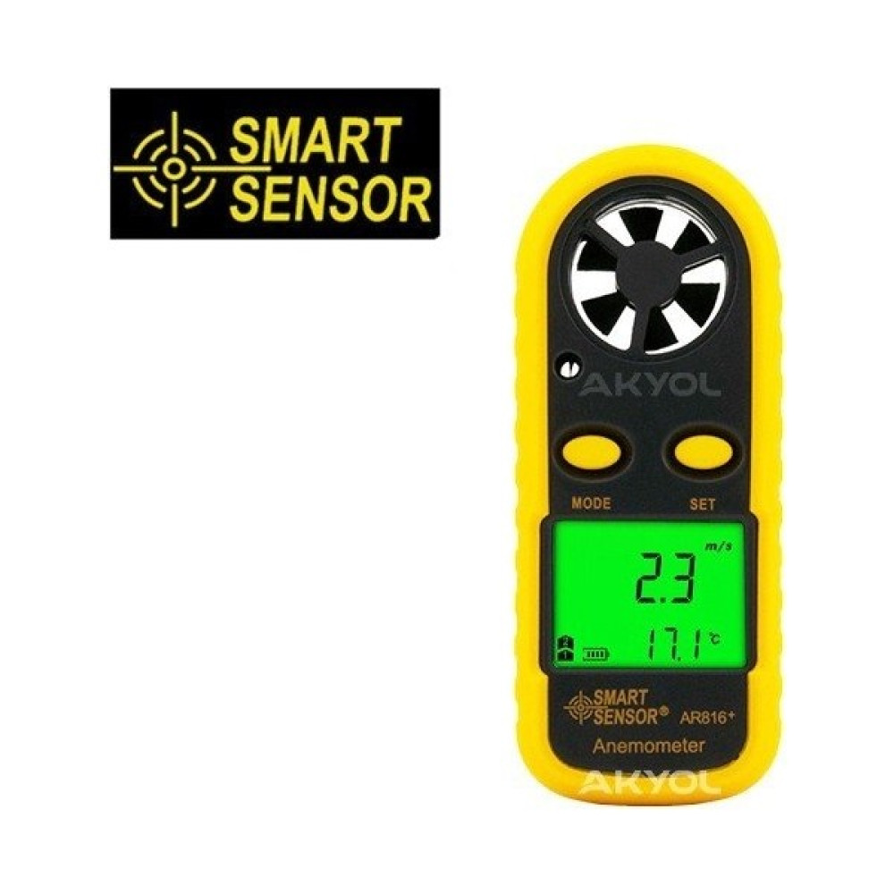 Smart Sensor Ar 816 Rüzgar Hızı ve Sıcaklık Ölçer Anemometre - Yok Diğer Test ve Ölçüm Cihazları Fiyatı