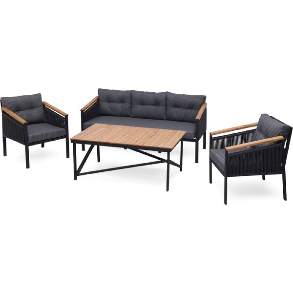 Smart Shopping Beaf Roma Rattan Bahçe Oturma Grubu 2+1+1 + Sehpa Lüks Takım - 5 Bahçe Mobilyası Takımı Fiyatı