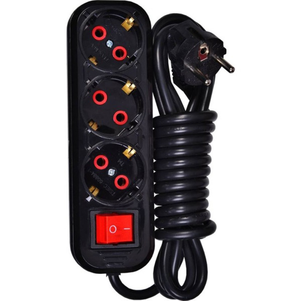 Smart Socket Üçlü Akım Korumalı & Anahtarlı Grup Priz 5 Mt. - Siyah Prizler Fiyatı