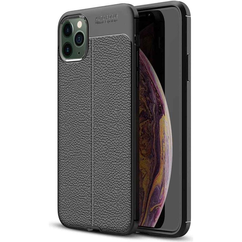 Smart Tech Apple IPhone 11 Pro Deri Görünümlü Firo Silikon Kılıf - Siyah Cep Telefonu Kılıfı Fiyatı