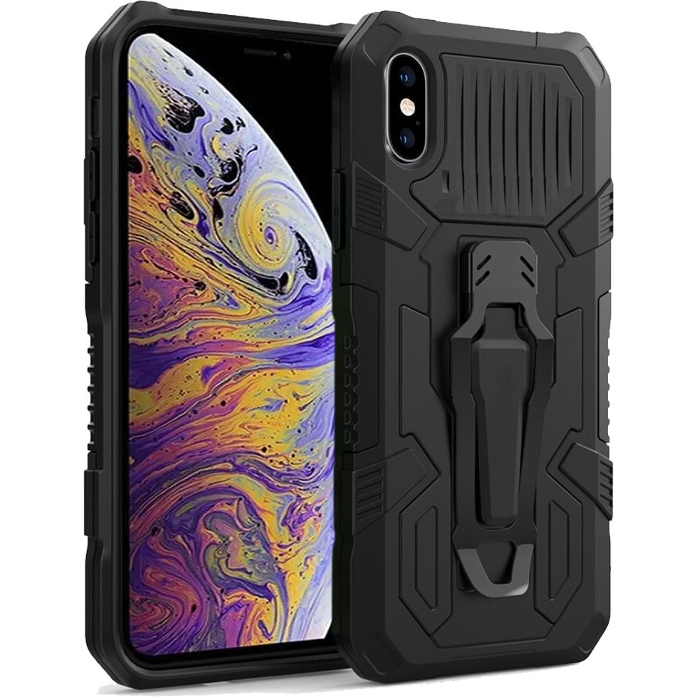 Smart Tech Apple Iphone Xs Max Zırh Tank Kılıf Yüksek Koruma - Siyah Cep Telefonu Kılıfı Fiyatı