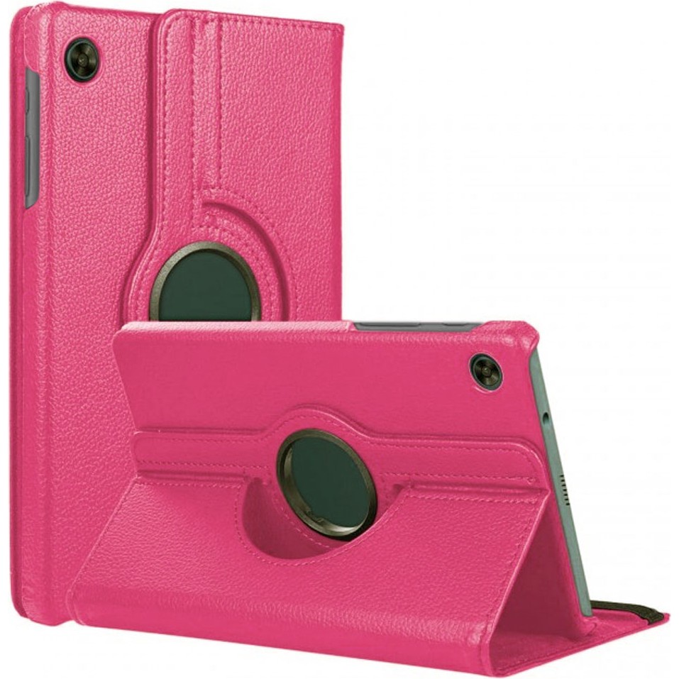Smart Tech Samsung Galaxy Tab A9 X110 Uyumlu 8,7 Inç Döner Standlı Tablet Kılıfı - Pembe Tablet Kılıfı Fiyatı