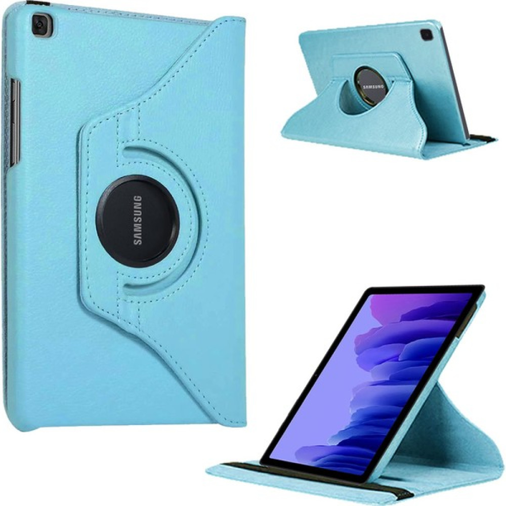 Smart Tech Samsung Galaxy Tab S6 Lite Sm P610 10.4" Döner Standlı Tablet Kılıfı Mavi Tablet Kılıfı Fiyatı