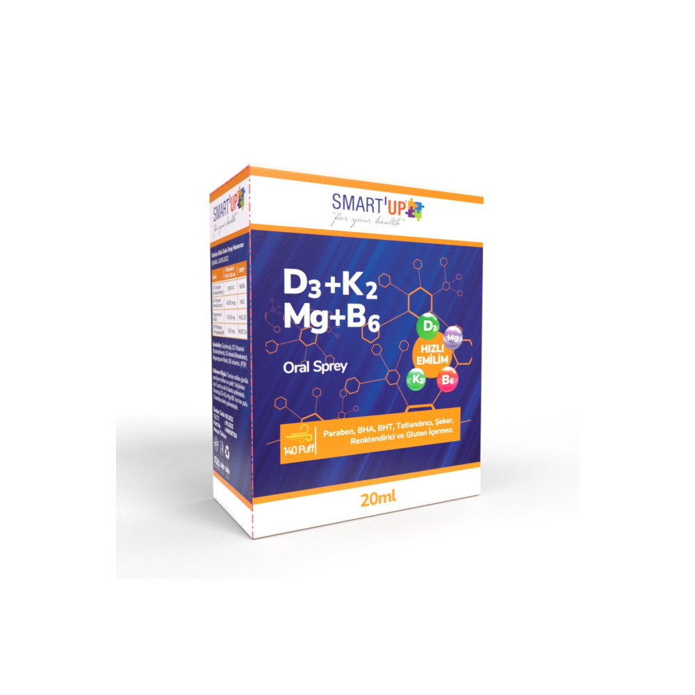 SMART UP D3+k2+mg+b6 Sağlık / Diyet Fiyatı