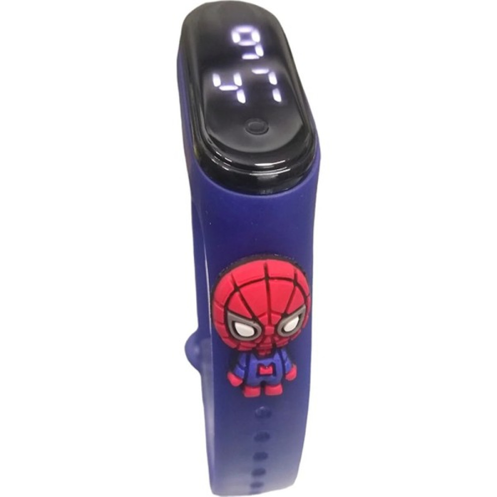 Smart White Spider Man Figürlü Çocuk Saat - Mavi Kol Saatleri Fiyatı