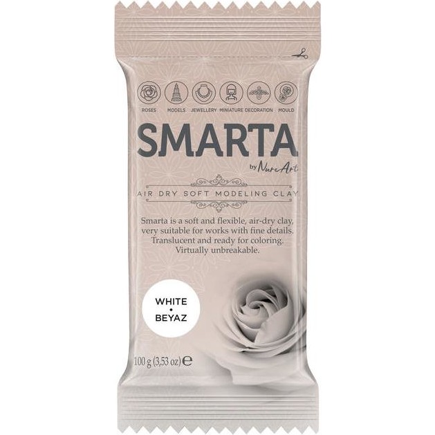 Smarta Kil Hamur Modelleme 100 gr Beyaz Diğer Fiyatı