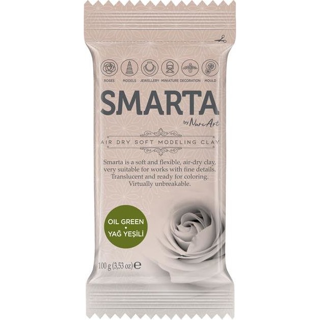 Smarta Kil Hamur Modelleme 100 gr Yağ Yeşili Diğer Fiyatı