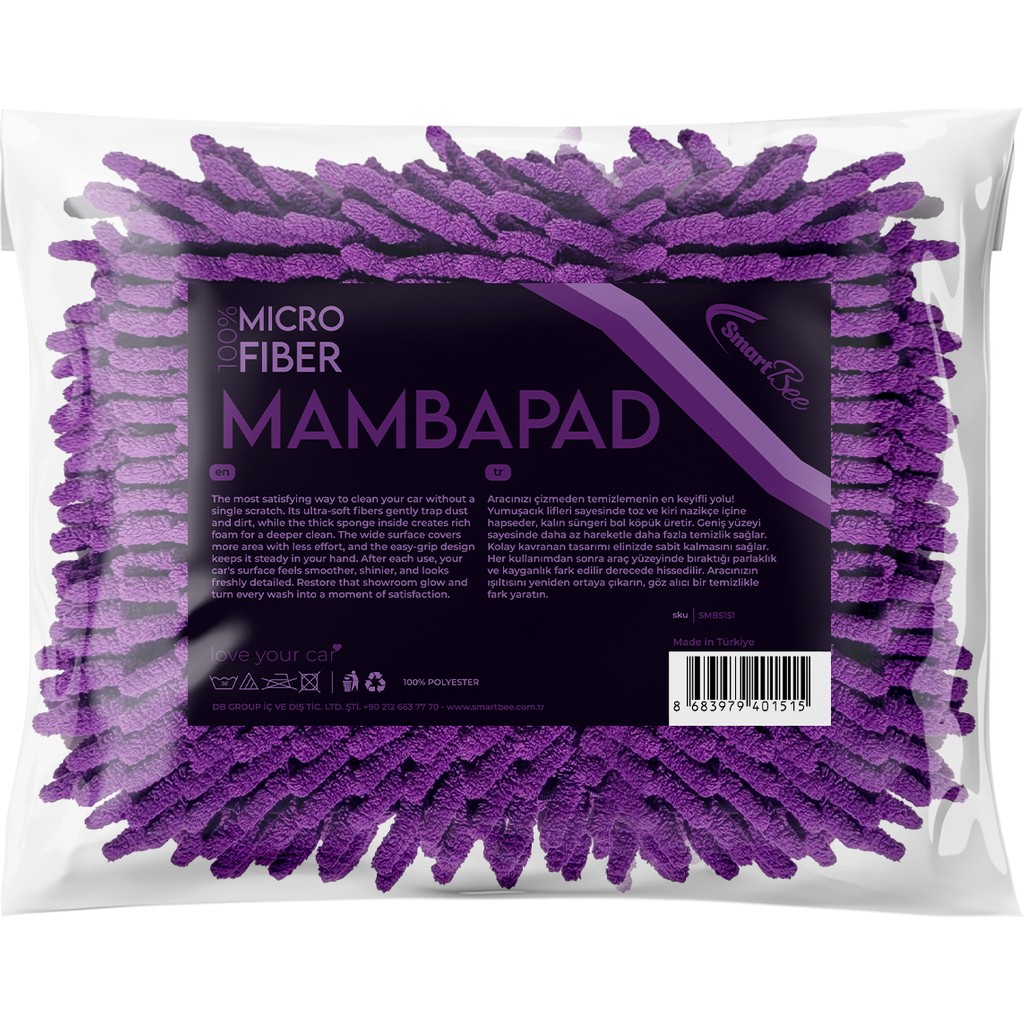 Smartbee Mambapad Mikrofiber Chenille Oto Yıkama Süngeri Diğer Fiyatı