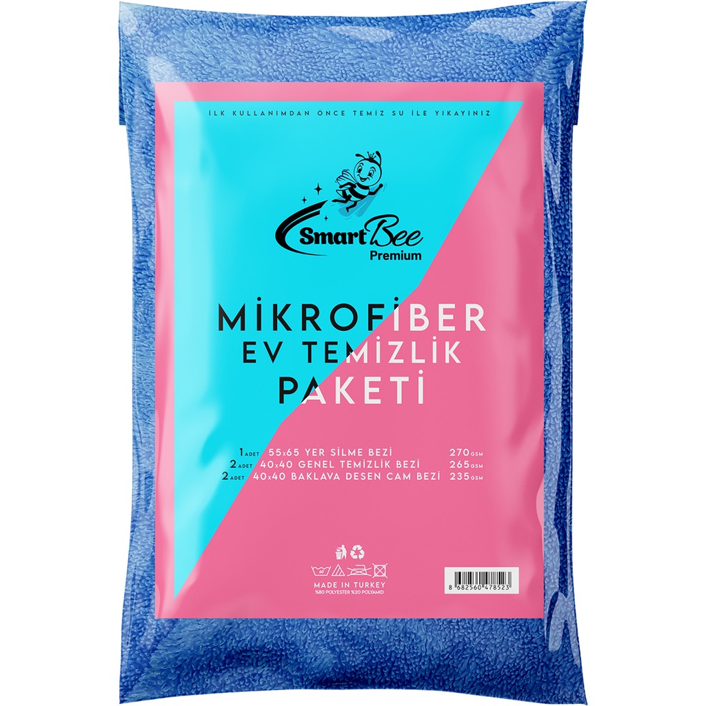 Smartbee Premium Mikrofiber Ev Temizlik Paketi Diğer Fiyatı