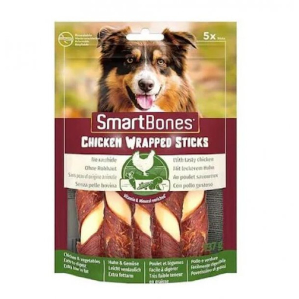 Smartbones Tavuk Sargılı Medium Stick Köpek Ödülü 5Li 125 G Evcil Hayvan Ürünleri Fiyatı
