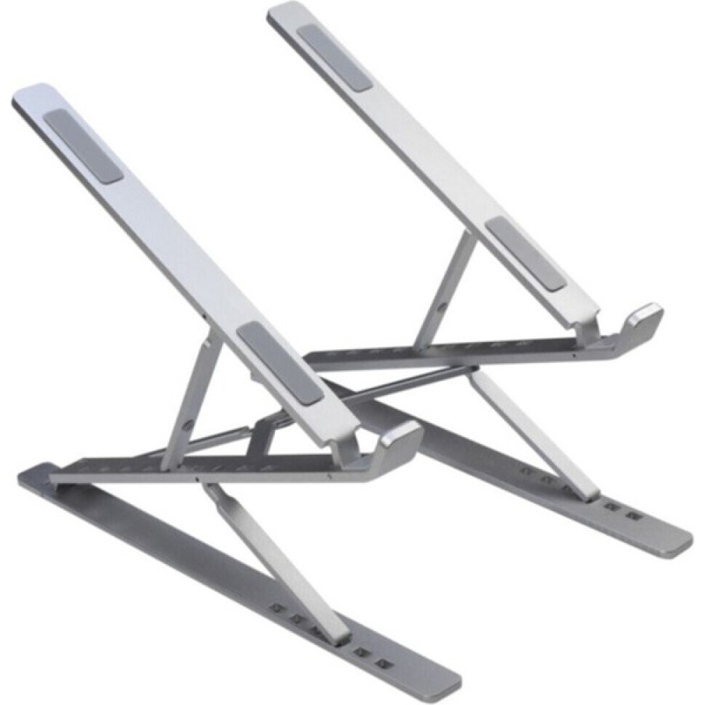 Smartgift Çift Katlı Katlanabilir Taşınabilir Ayarlanabilir Alüminyum Notebook Dizüstü Laptop Standı-Gümüş Dizüstü Bilgisayar Aksesuarları Fiyatı