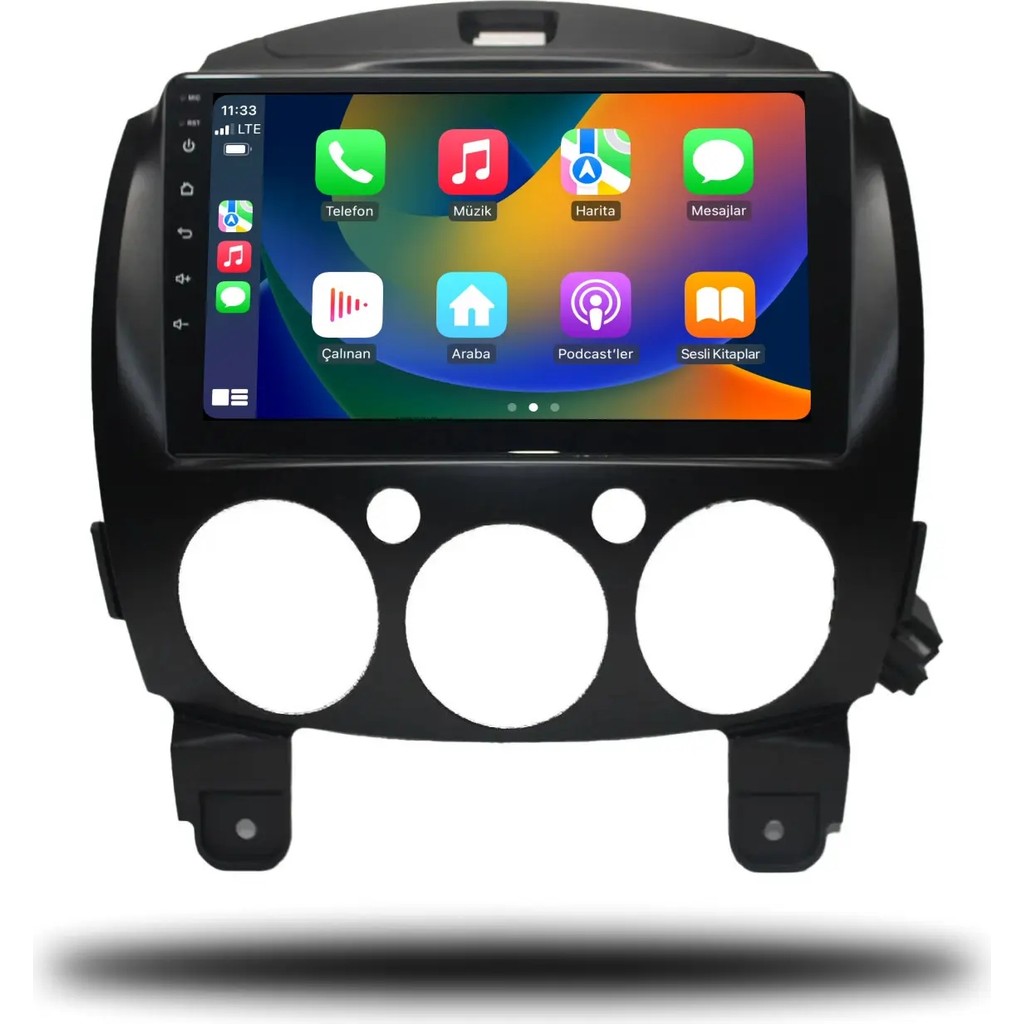 SmartGO Mazda 2 2009-2013 8+256 GB Premium Ekran Android Carplay Multimedya Sistemi (Yazılımsal) - RENK - Siyah Diğer Fiyatı