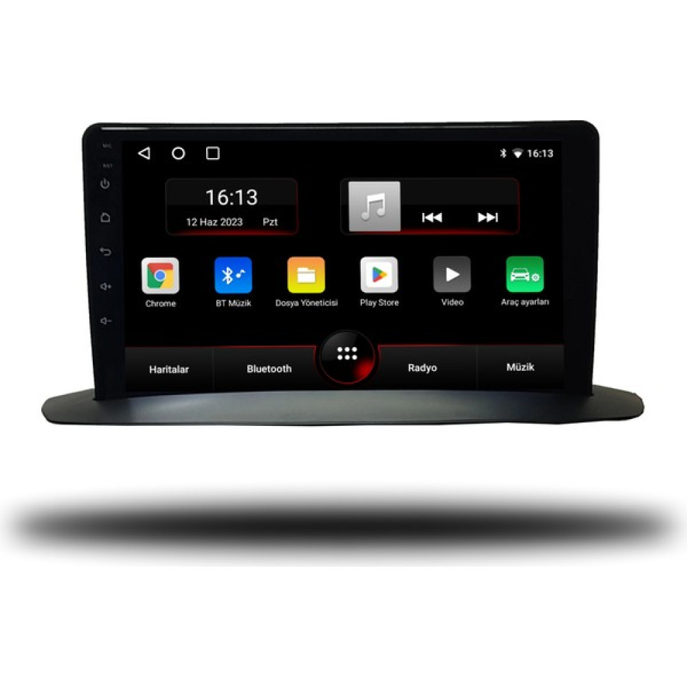 SmartGO Renault Megane 3 Fluence 2010-2016 4+64 GB Android Carplay Multimedya Sistemi - Siyah Oto Görüntü Sistemleri Fiyatı