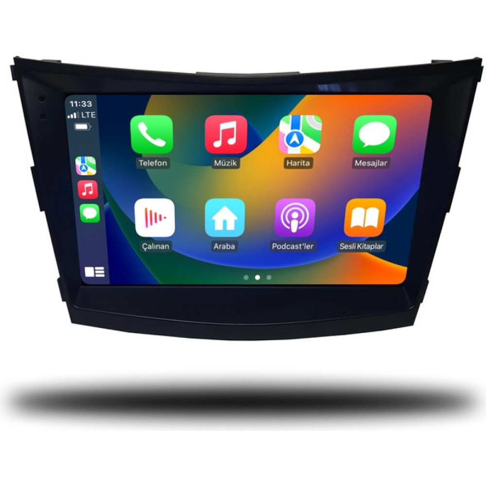 SmartGO Ssangyong Tivoli 2015-2019 4+64 GB Android Carplay Multimedya Sistemi - Siyah Oto Görüntü Sistemleri Fiyatı