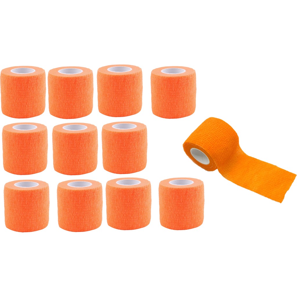 Smartmoo Kendinden Yapışkanlı Coban Elastik Bandaj 5 cm x 4,5 M Turuncu 12 Adet Diğer Fiyatı