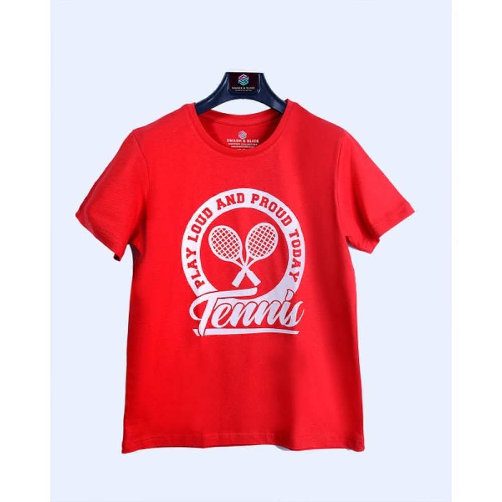 Smash & Slice Tenis Temali Baskılı Unisex Çocuk T-Shirt "loud And Proud" Erkek Çocuk T-shirt Fiyatı