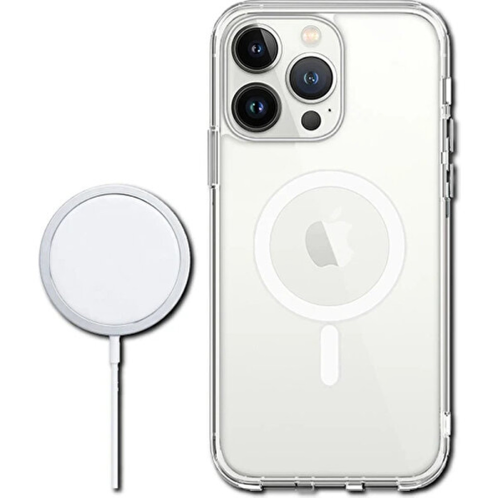 Smc E-Ticaret Iphone 11 Pro Magsafe Kılıf Wireless Şarj Destekli Şeffaf Kapak Magnetic Crystal Case - İPhone 11 Pro Cep Telefonu Kılıfı Fiyatı