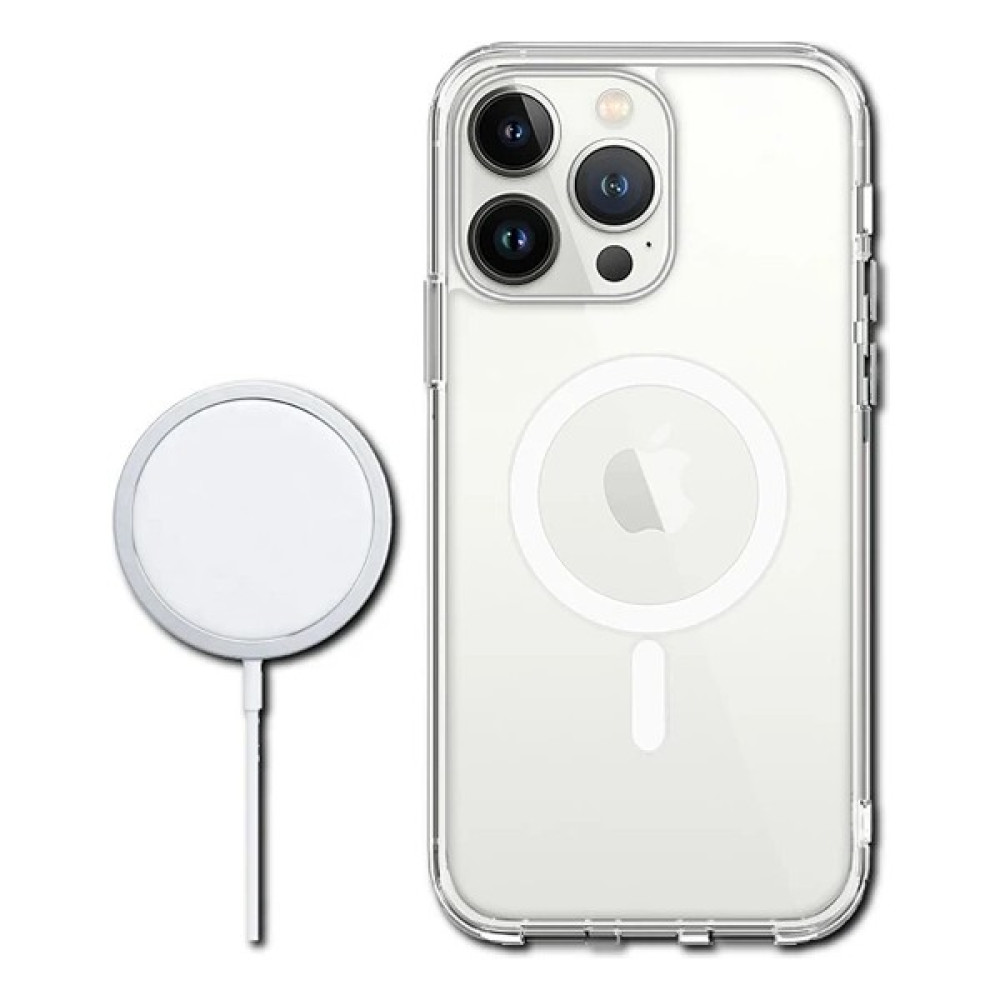 Smc E-Ticaret Iphone 12 Pro Max Magsafe Kılıf Wireless Şarj Destekli Şeffaf Kapak Magnetic Crystal Case - İPhone 12 Pro Max Cep Telefonu Kılıfı Fiyatı