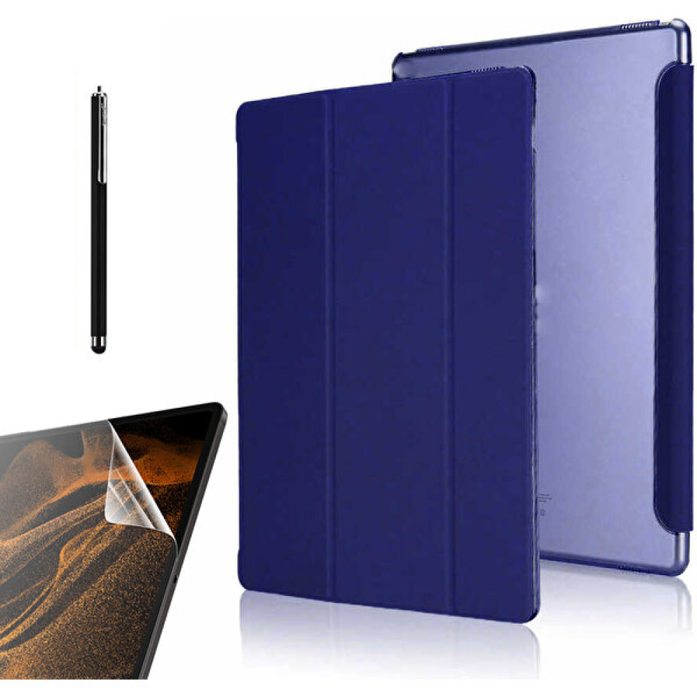 Smcase Apple iPad Mini 2021 6.nesil Uyumlu Kılıf Smart Cover Kapaklı Standlı Uyku Modlu SM11 + Nano + Kalem Lacivert Tablet Kılıfı Fiyatı