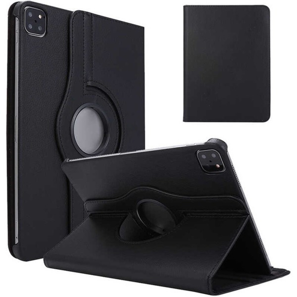 Smcase Apple iPad Pro 11 2020 11 Inç Uyumlu Kılıf Kapaklı Standlı 360 Dönebilen Koruma Dn2 Siyah - Apple iPad Pro 11 2020 11 İnç Tablet Kılıfı Fiyatı