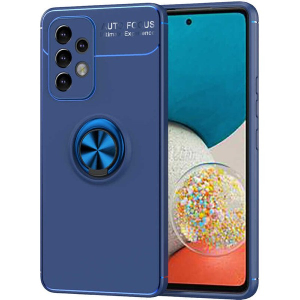 Smcase Samsung Galaxy A73 5g Kılıf Ravel Silikon Yüzüklü Mıknatıslı Kamera Korumalı Lacivert Cep Telefonu Kılıfı Fiyatı