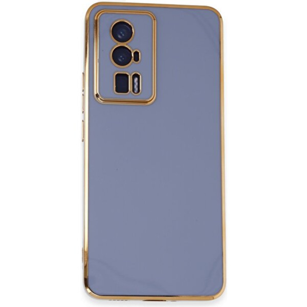 Smcase Xiaomi Poco F5 Pro Kılıf Bark Parlak Silikon Renkli Kamera Korumalı Mavi - Poco F5 Pro 5G Cep Telefonu Kılıfı Fiyatı