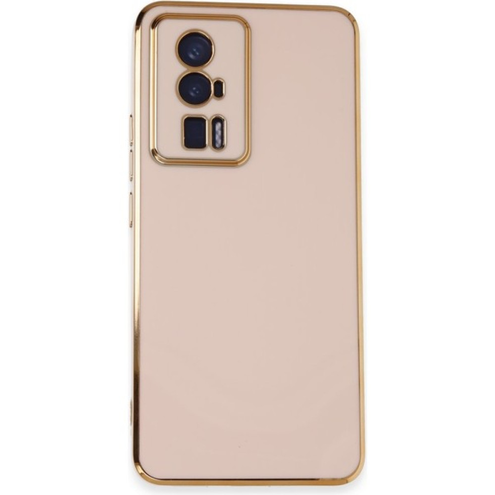 Smcase Xiaomi Poco F5 Pro Kılıf Bark Parlak Silikon Renkli Kamera Korumalı Pembe - Poco F5 Pro 5G Cep Telefonu Kılıfı Fiyatı