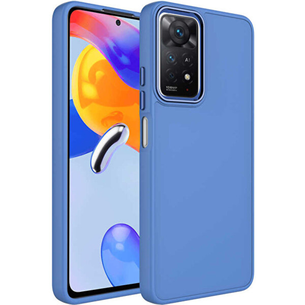 Smcase Xiaomi Redmi Note 11 Pro 5g Kılıf Luna Buton Tuşlu Soft Silikon Lavanta Grisi Cep Telefonu Kılıfı Fiyatı