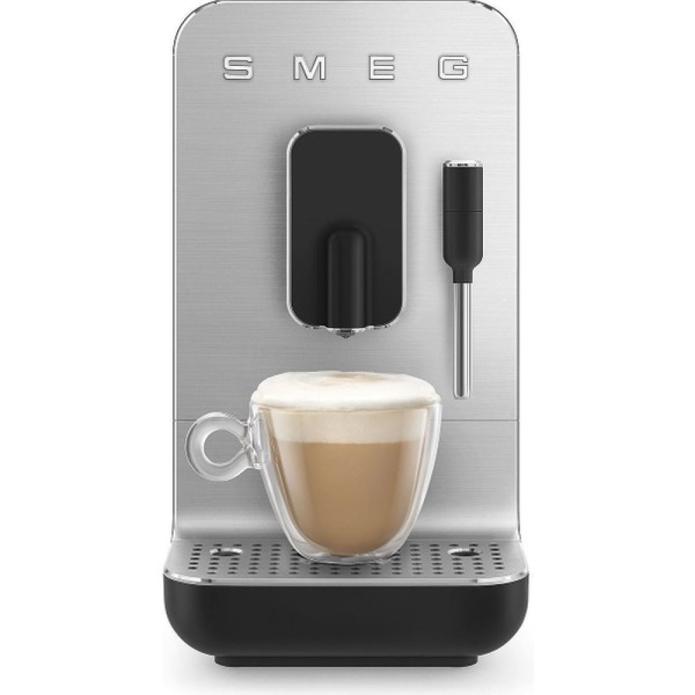 Smeg 50's Style BCC02 Espresso Otomatik Kahve Makinesi Mat Siyah Kahve Makineleri Fiyatı