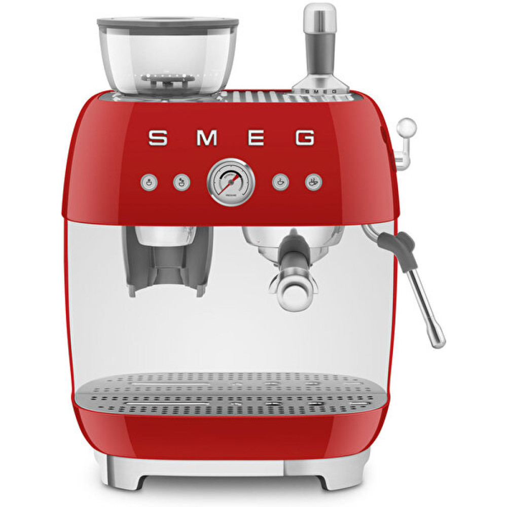 Smeg Egf03Rdeu Öğütücülü Kırmızı Espresso Kahve Makinesi Kahve Makineleri Fiyatı