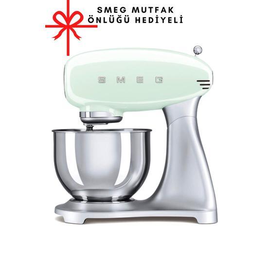 Smeg SMF01PGEU Pastel 800 W 10 Kademeli Stand Mikseri Yeşil