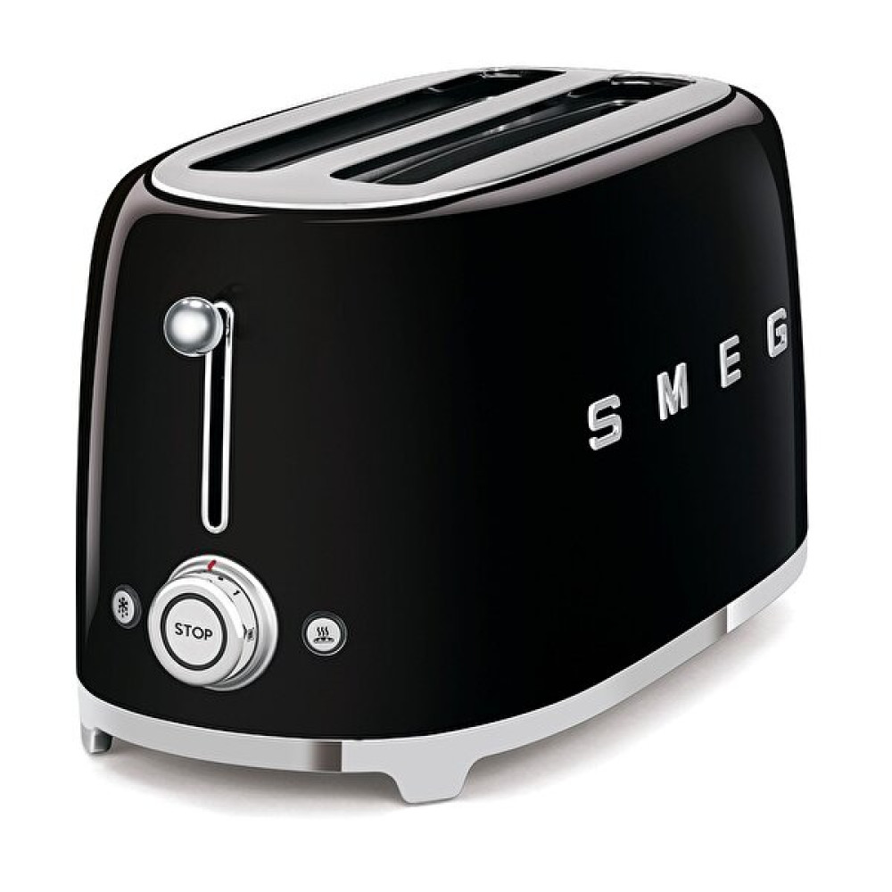 Smeg Tsf02Bleu 2x4 Slot Retro Siyah Ekmek Kızartma Makinesi Ekmek Kızartma Makineleri Fiyatı