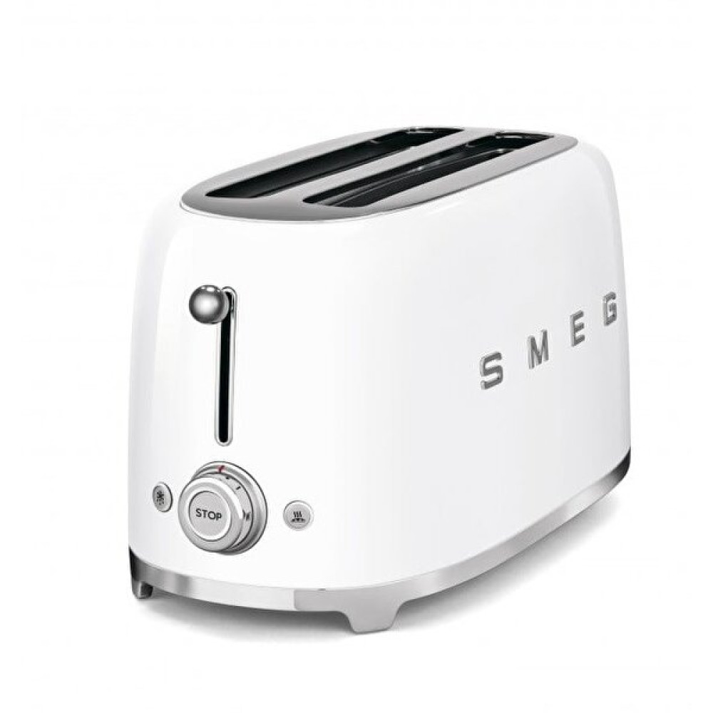Smeg Tsf02Wheu 2x4 Slot Beyaz Ekmek Kızartma Makinesi Ekmek Kızartma Makineleri Fiyatı