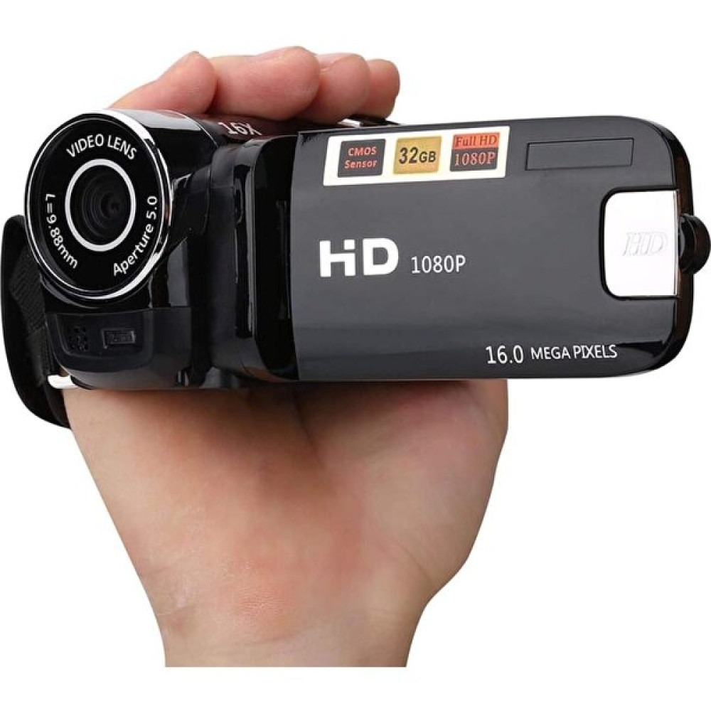Smf Hub Elde Taşınabilir Video Kamera Fhd 16X Dijital Zoom Trabar Dv Dijital Kamera - Siyah Dijital Video Kameralar Fiyatı