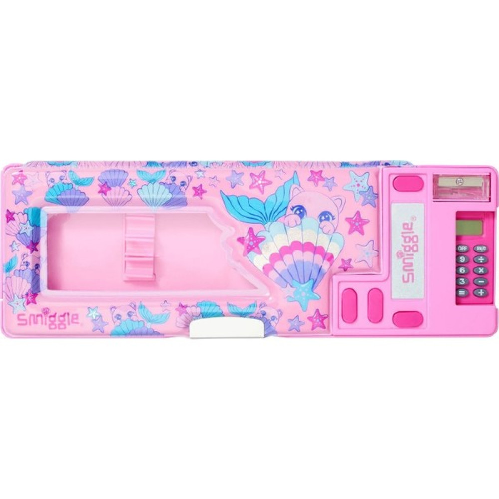 Smiggle Hi There Pop Out Koleksiyonu Sevimli Deniz Kızı Baskılı Pembe Otomatik Kalem Kutusu - 6GA-Pembe Kalemlik (Kalem Kutusu) Fiyatı