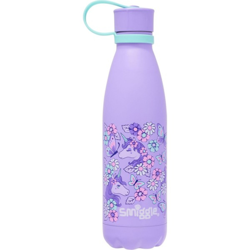 Smiggle Unicorn Desenli Paslanmaz Çelik Isı Yalıtı ml ı Mor Içecek Şişesi 500 ml - Açk Mor Suluk Fiyatı