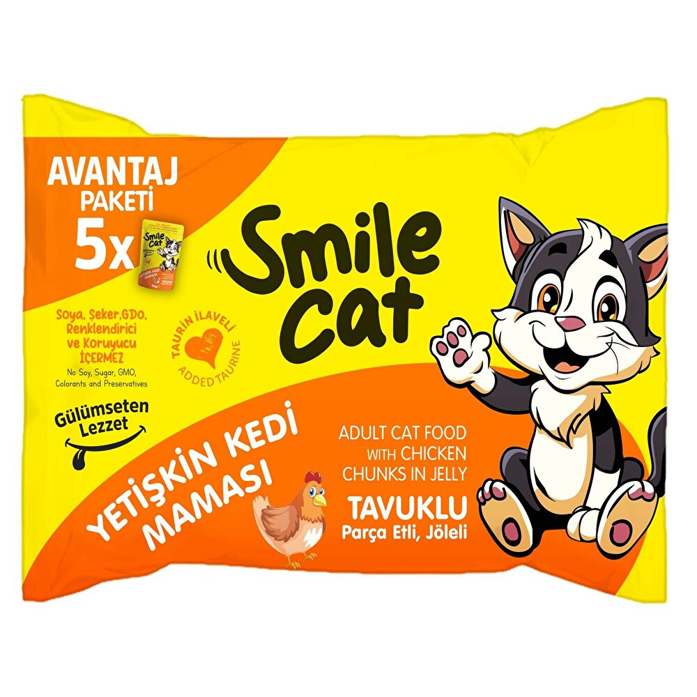 Smile Cat Yetişkin Kedi Maması Kuzulu 5*85 g Evcil Hayvan Ürünleri Fiyatı