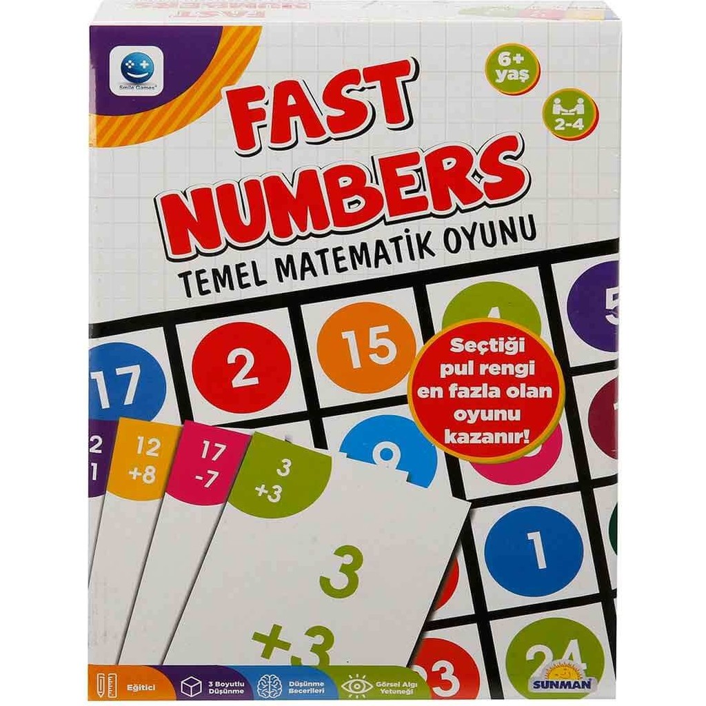 Smile Games Fast Numbers - Renkli Çocuk Oyuncağı Fiyatı