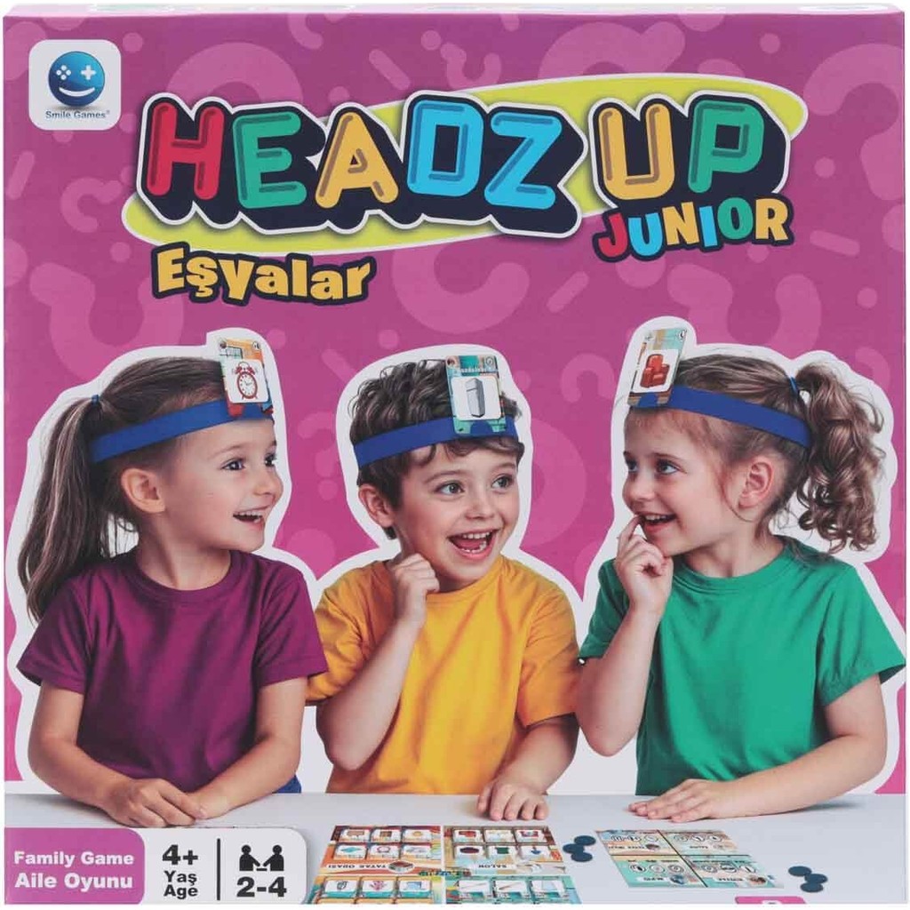 Smile Games Headz Up Junior Eşyalar Kutu Oyunu - Renkli Diğer Fiyatı