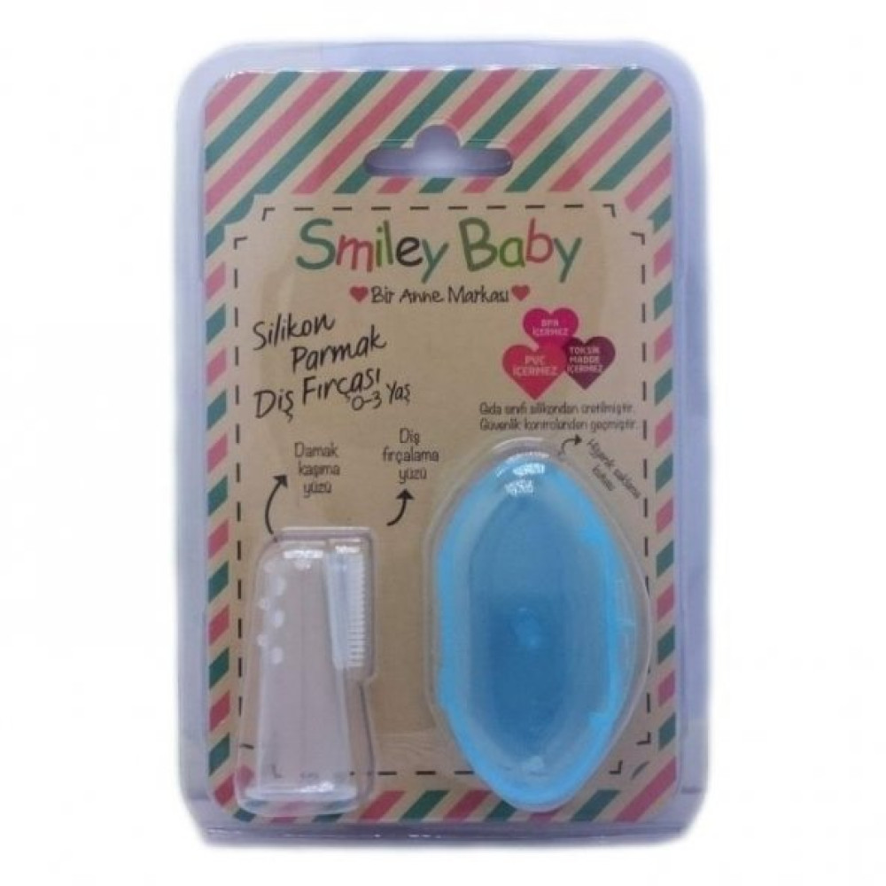 Smiley Baby Parmak Dis Fircasi Mavi Diş Beyazlatıcılar Fiyatı