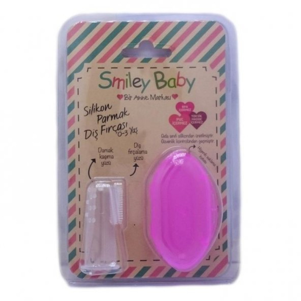 Smiley Baby Parmak Dis Fircasi Pembe Diş Beyazlatıcılar Fiyatı