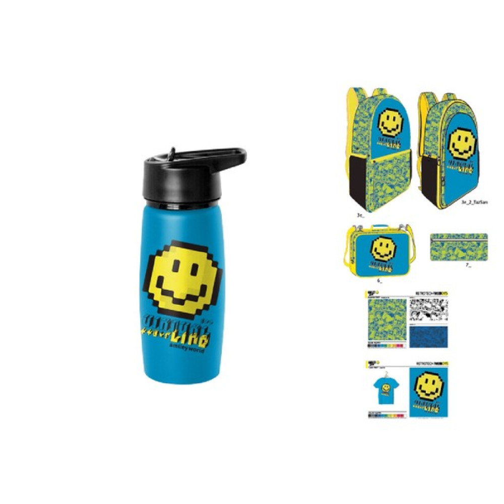 Smiley Vırtual Çelik Matara 500ml Suluk Fiyatı