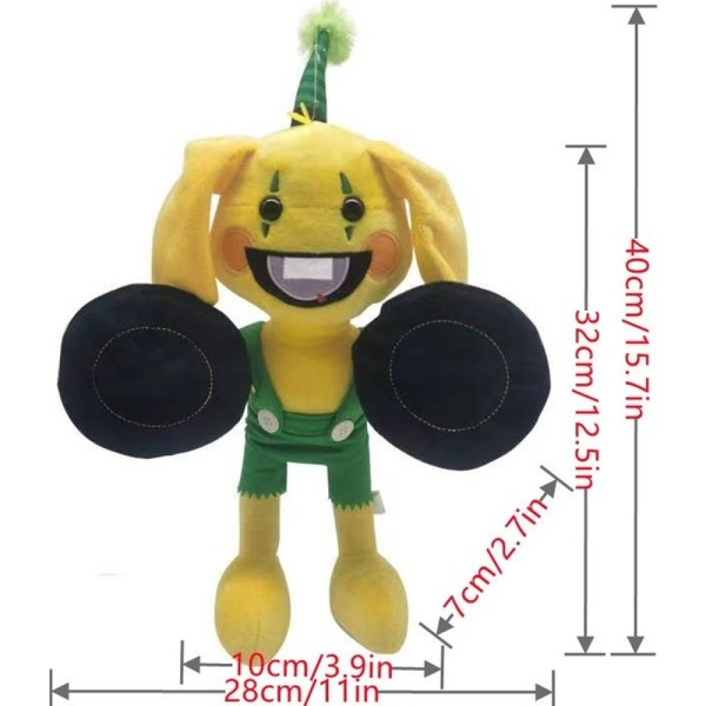 Smiling Poppy Playtime Caterpillar Peluş Oyuncak Tavşan Bebek (Yurt Dışından) - Sarı - Siyah - 40 cm Peluş Oyuncaklar Fiyatı